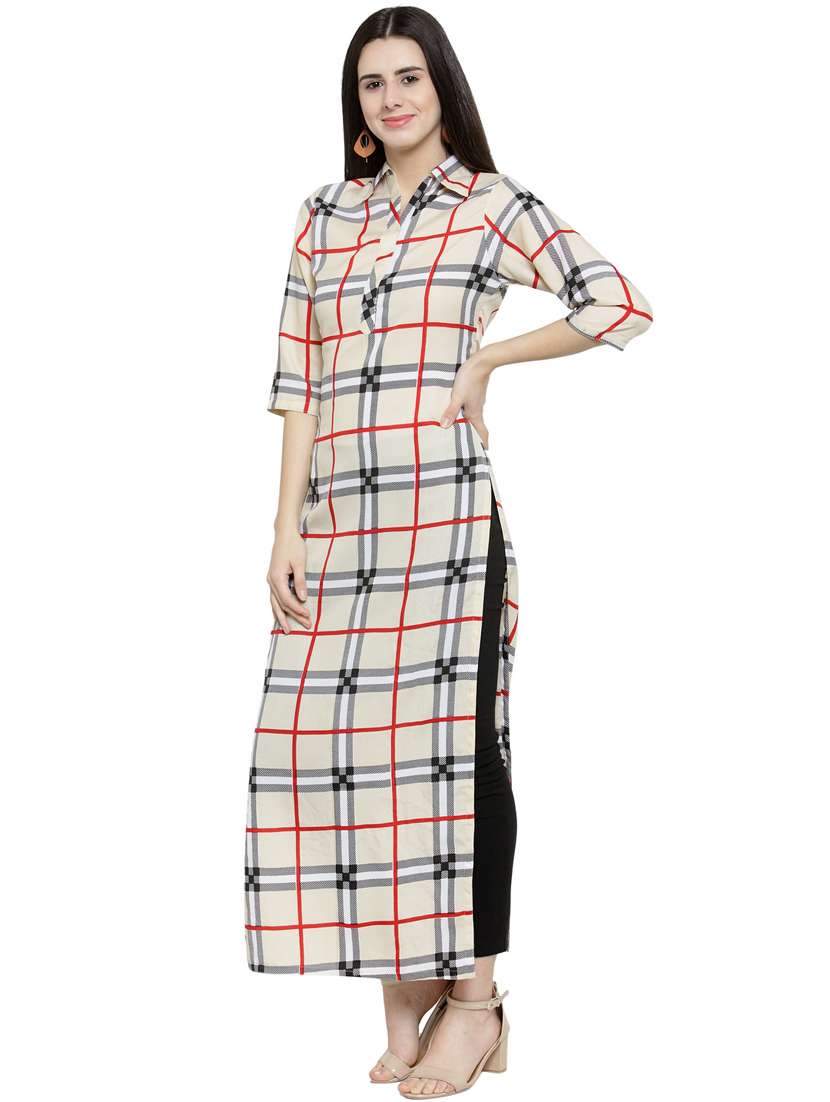women's straight kurta - 19832295 -  Standard Image - 2