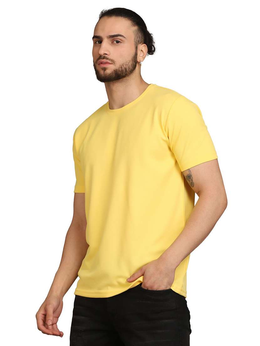 men's round neck solid t-shirt - 19833936 -  Standard Image - 2