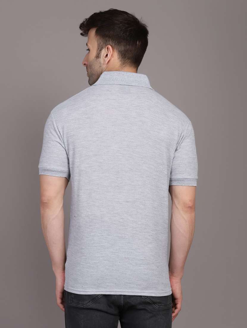 men solid cotton polo t-shirt - 19833951 -  Standard Image - 2