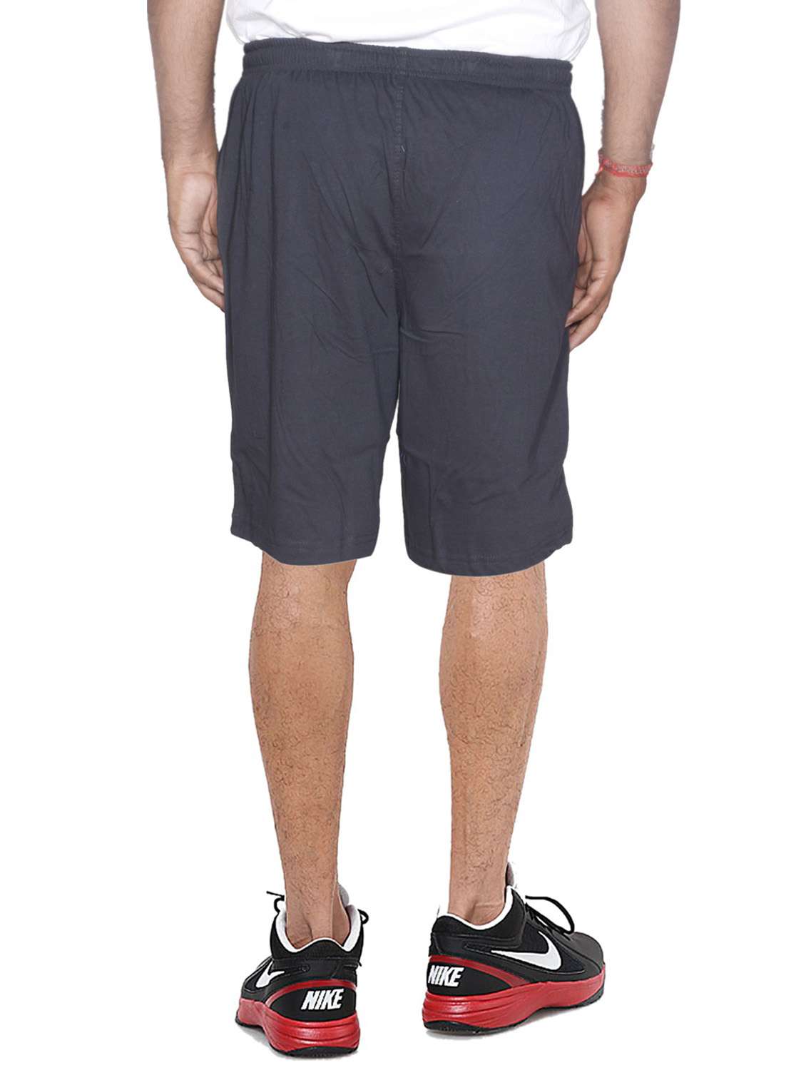 dark blue cotton bermuda shorts - 19837535 -  Standard Image - 2