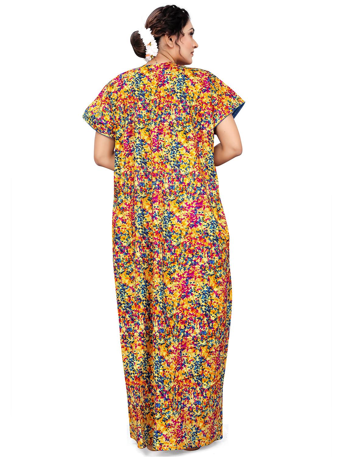 women floral printed nighty - 19838514 - Standard Image - 2