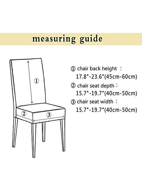 pack of 4 blue printed chair cover - 19839403 -  Standard Image - 2