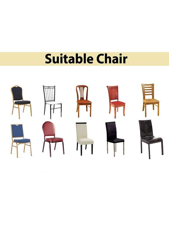 pack of 6 blue printed chair cover - 19839513 -  Standard Image - 2