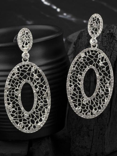 silver alloy hoop earring - 19839901 -  Standard Image - 0