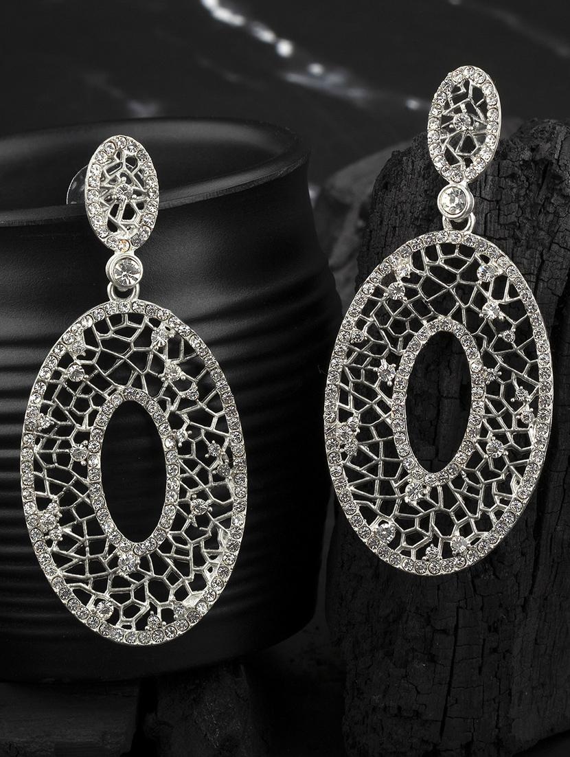 silver alloy hoop earring - 19839901 -  Zoom Image - 0