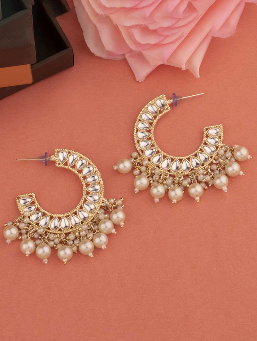 gold alloy hoop earring