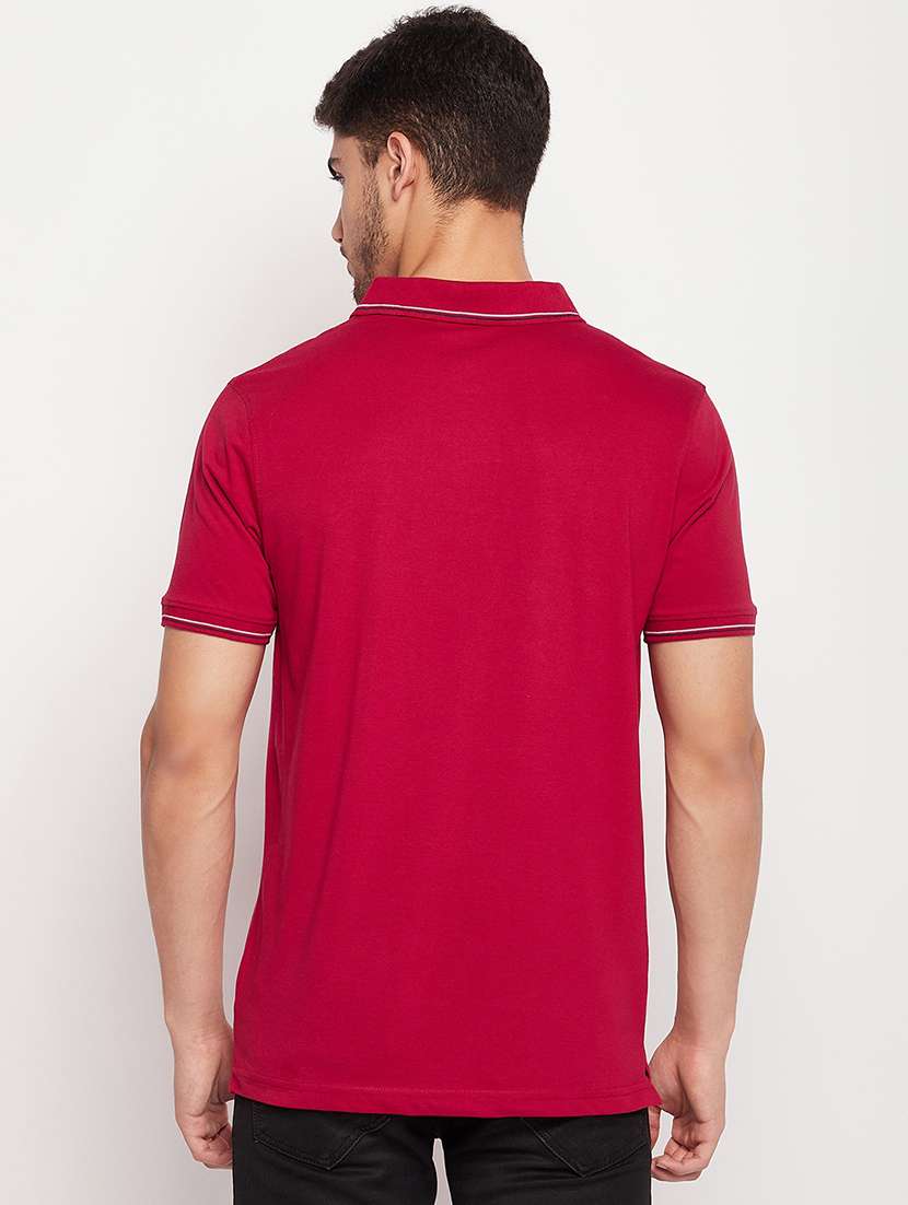 polo neck stripes polo t-shirt - 19840020 - Standard Image - 2
