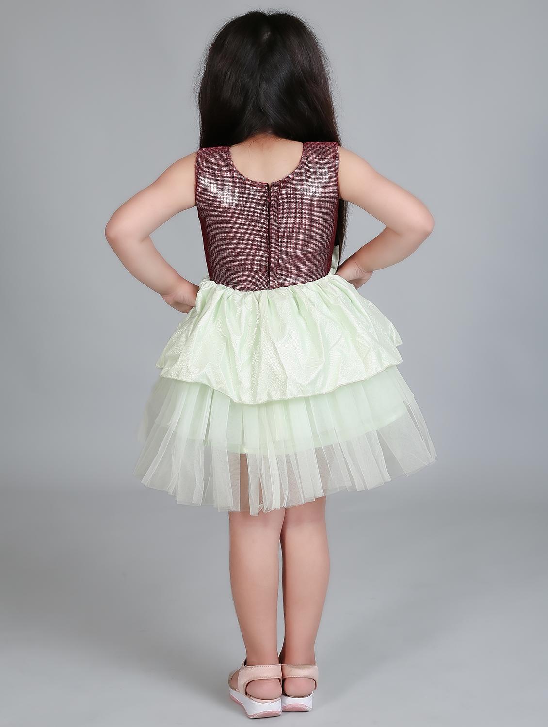 girls round neck sleeveless frock - 19840646 - Standard Image - 2