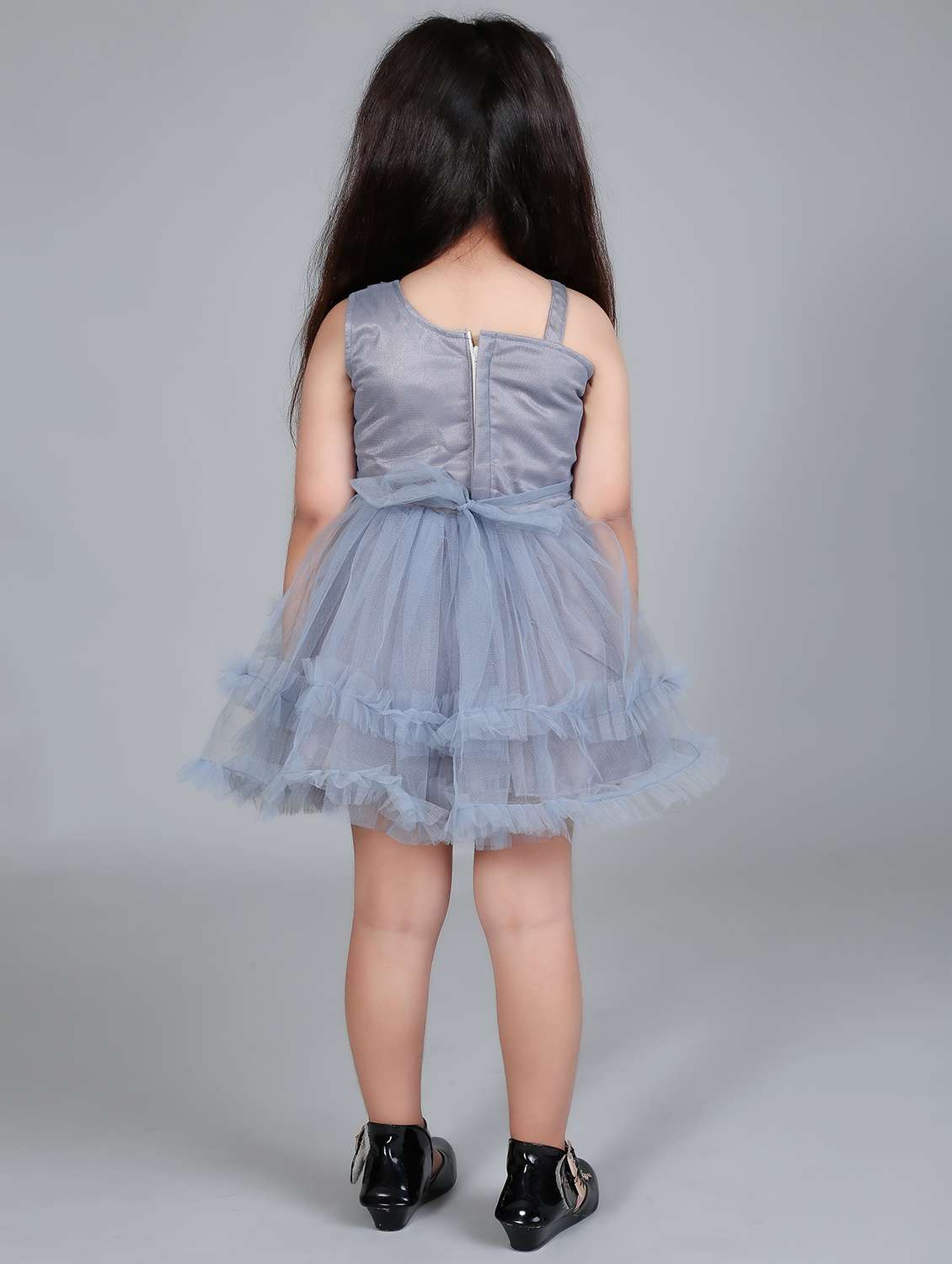 girls round neck sleeveless frock - 19840653 -  Standard Image - 2