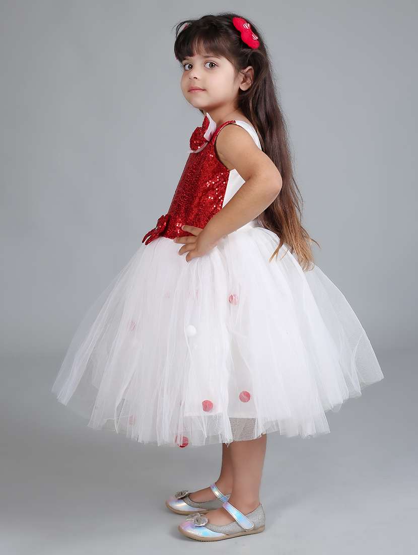 girls round neck sleeveless frock - 19840658 -  Standard Image - 2