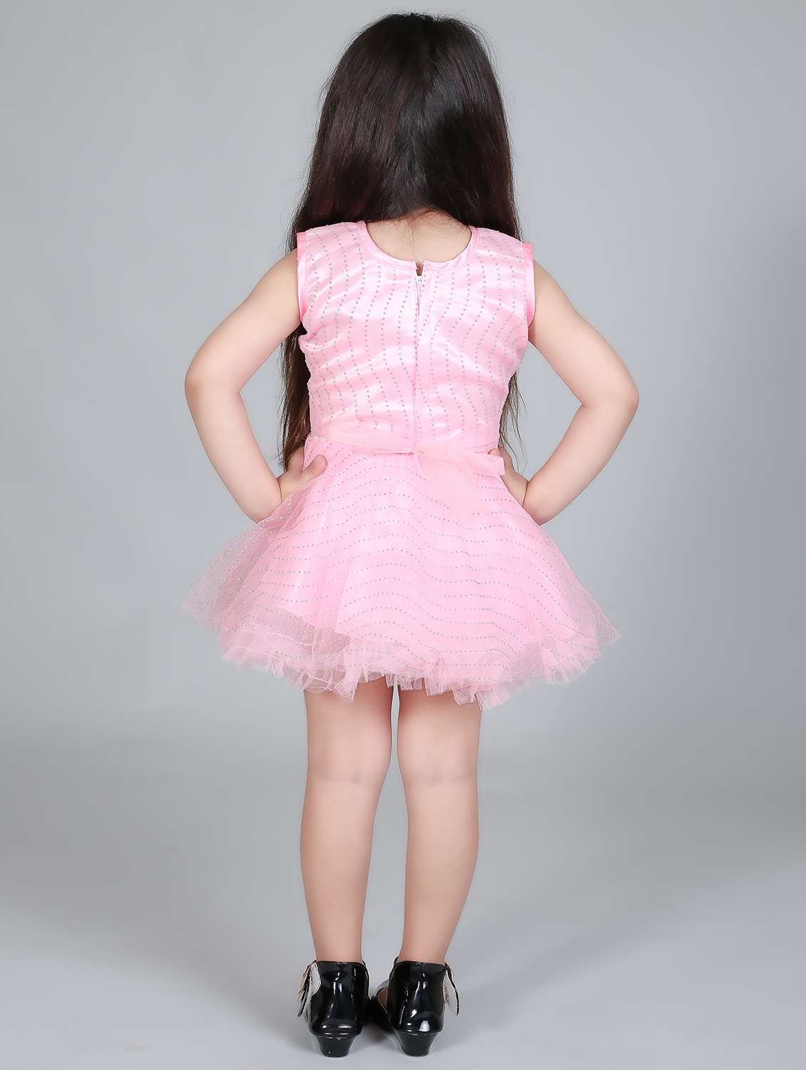 girls round neck sleeveless frock - 19840659 -  Standard Image - 2