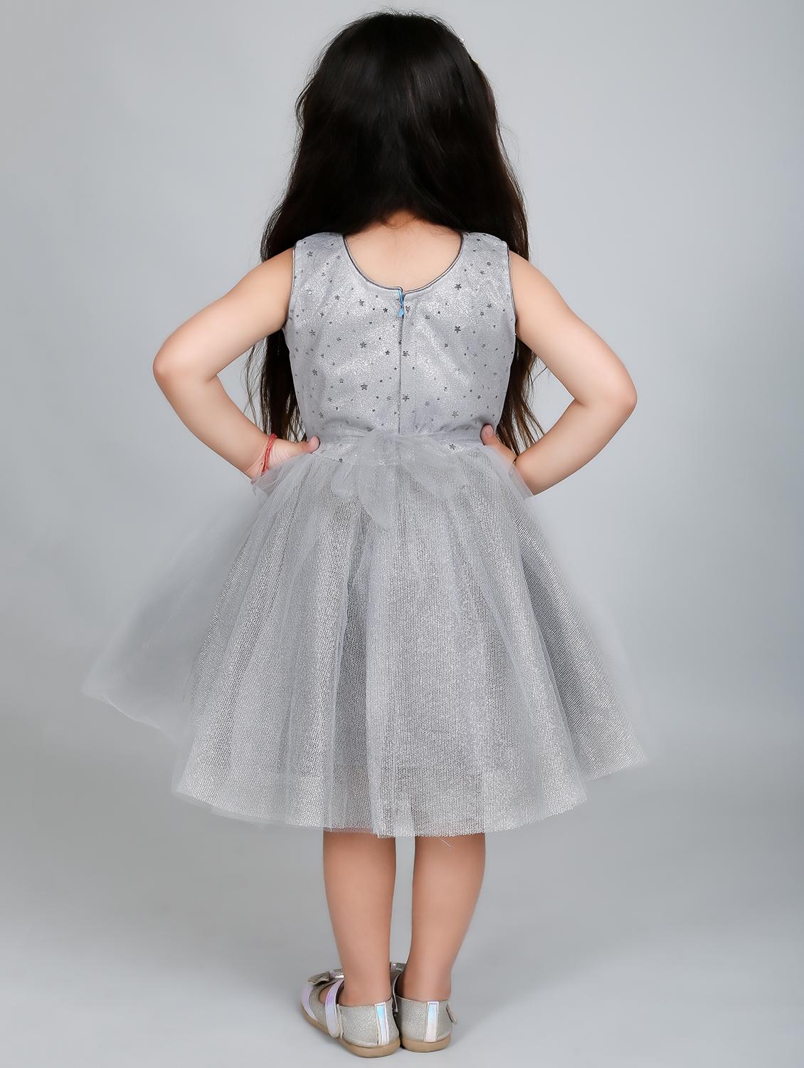 girls round neck sleeveless frock - 19840661 - Standard Image - 2