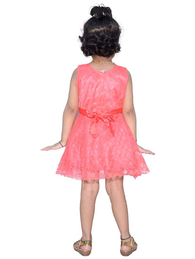 girls round neck sleeveless frock - 19840685 -  Standard Image - 2