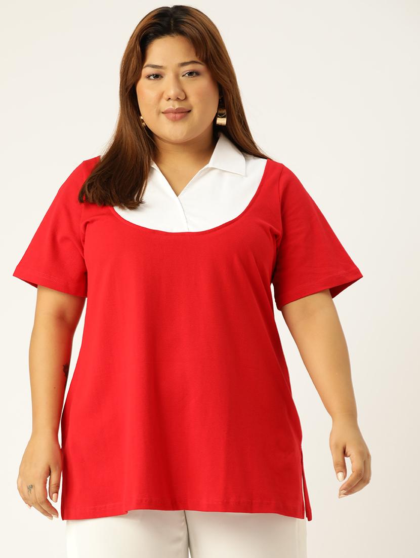 women's a line collared top - 19847123 - Zoom Image - 0