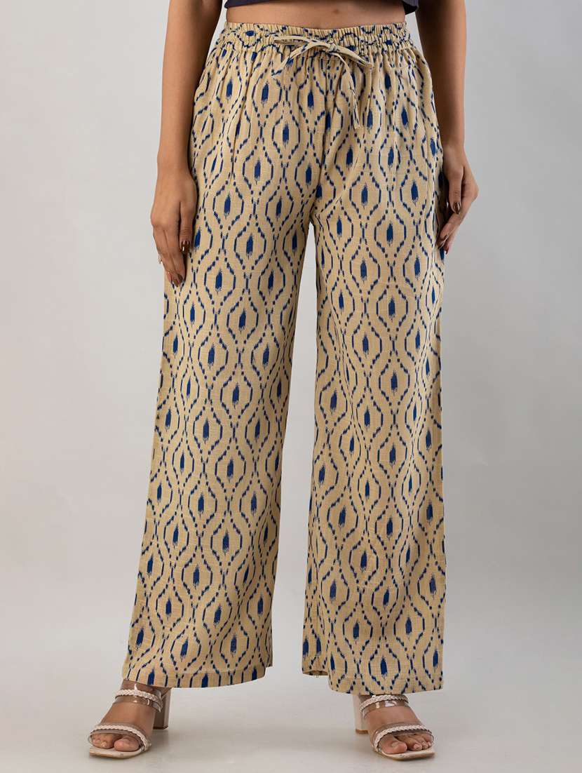 printed wide leg trouser - 19847164 -  Zoom Image - 0