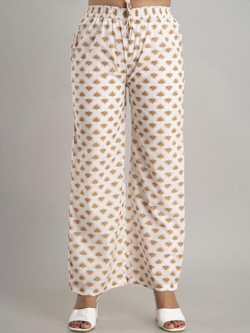 printed wide leg trouser - 19847167 - Standard Image - 0