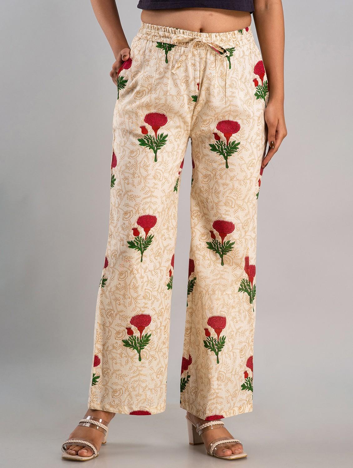 printed wide leg trouser - 19847169 - Zoom Image - 0