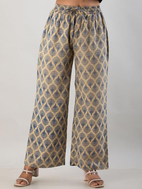 printed wide leg trouser - 19847185 -  Standard Image - 0