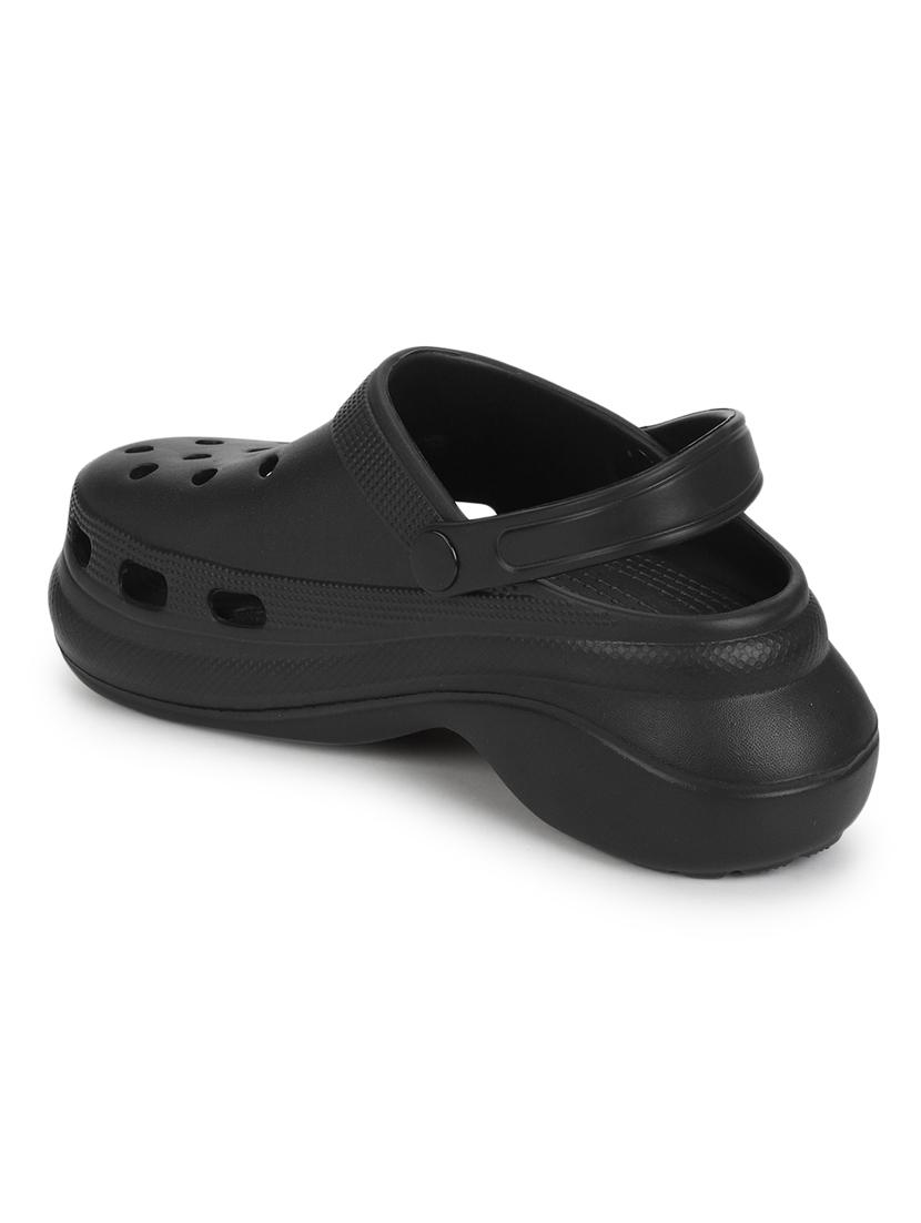 women black solid clogs - 19848011 - Standard Image - 2