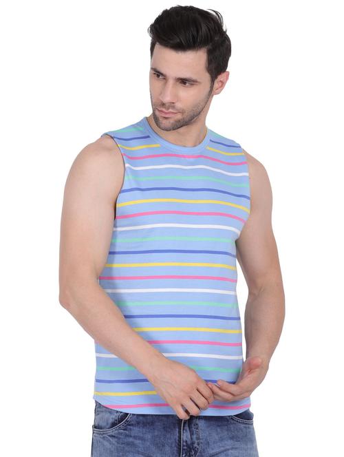 striped sleeveless vest - 19848312 - Standard Image - 0