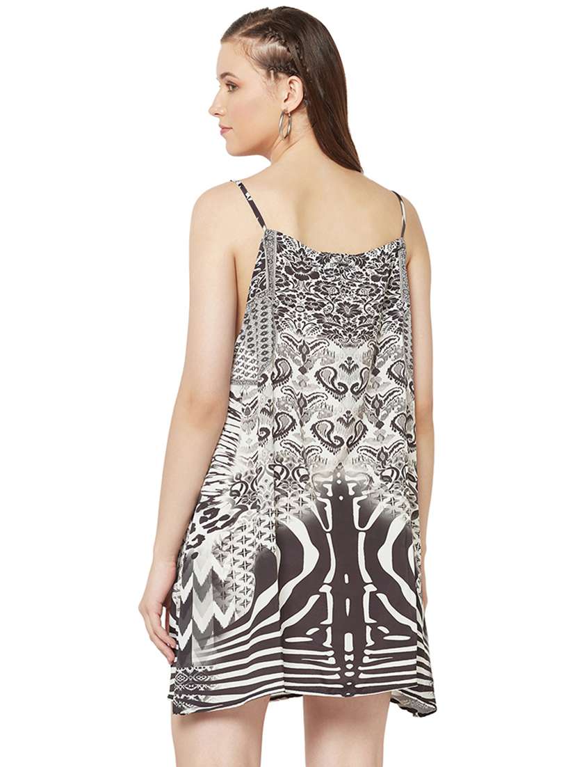 women's fit & flare abstract dress - 19848440 -  Standard Image - 2