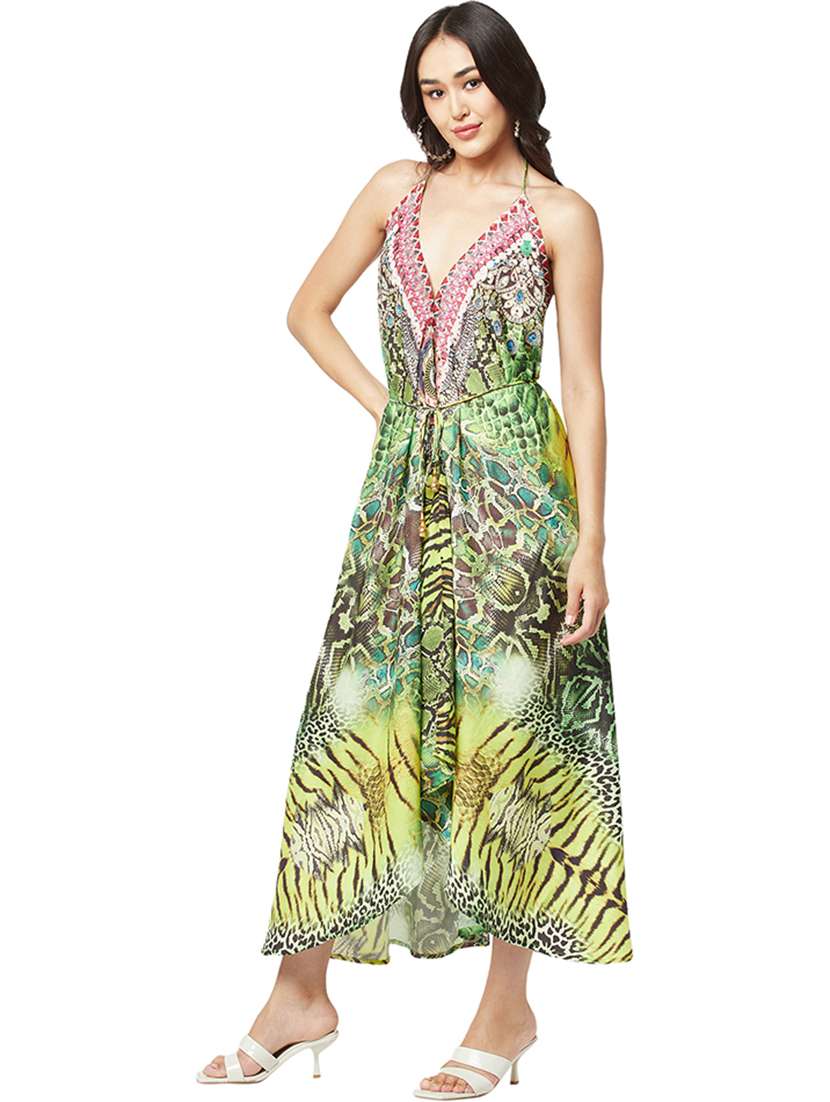women's high low abstract dress - 19848460 - Zoom Image - 0