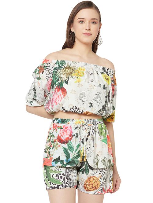 women's crop off shoulder top - 19848481 -  Standard Image - 0