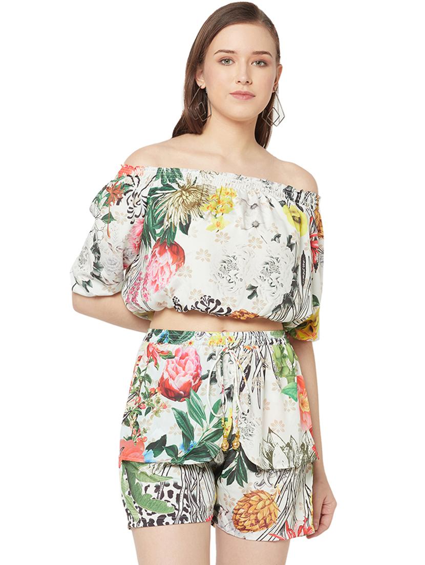 women's crop off shoulder top - 19848481 -  Zoom Image - 0