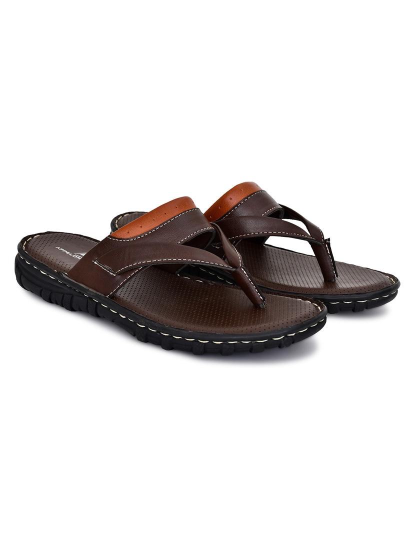 brown synthetic slip on flip flop - 19848705 - Standard Image - 2