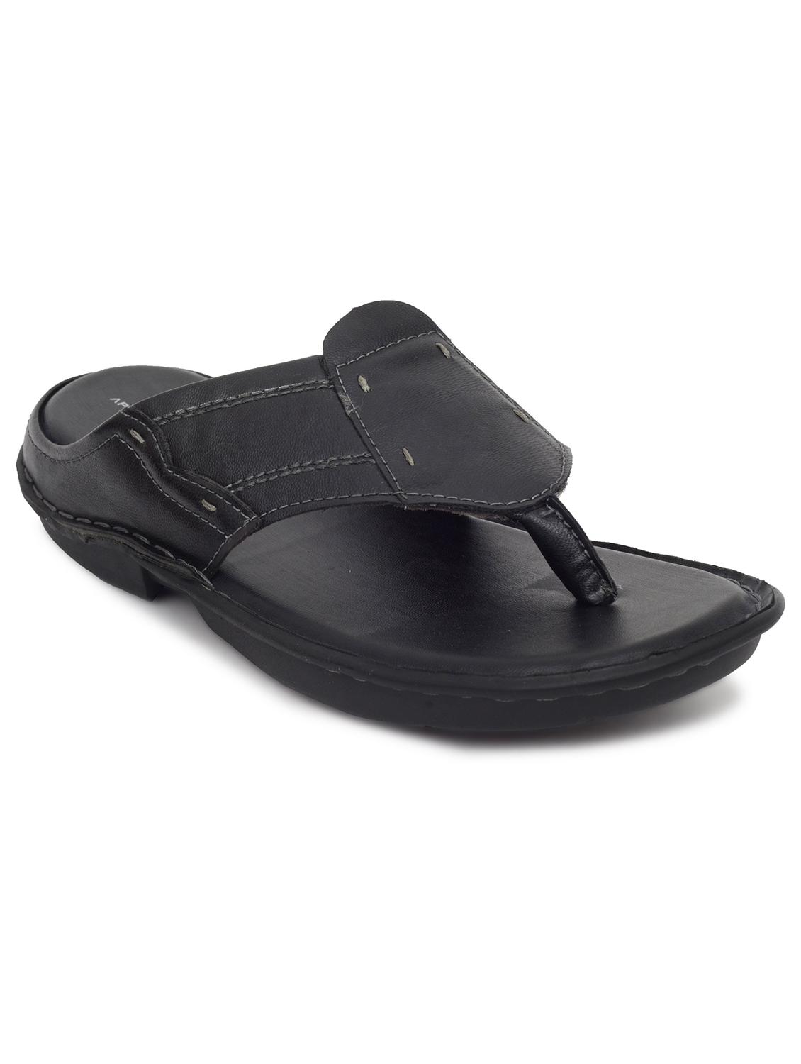 black synthetic slip on flip flop - 19848712 - Zoom Image - 0