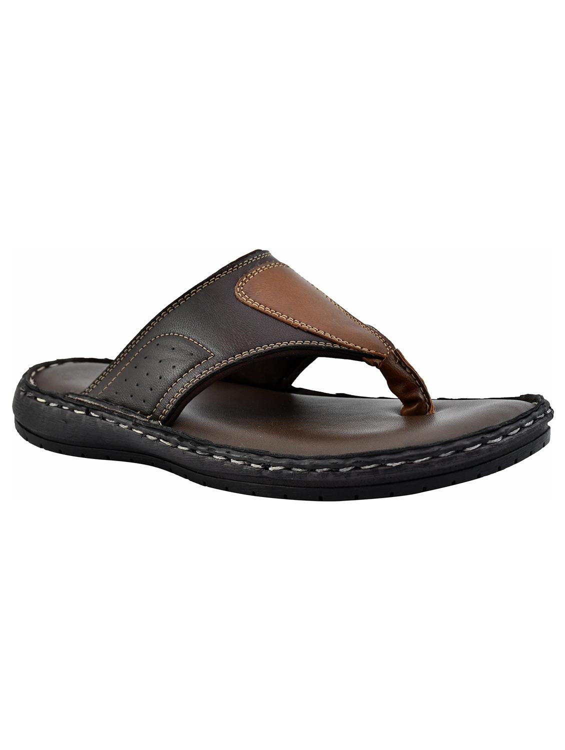 brown synthetic slip on flip flop - 19848803 -  Zoom Image - 0