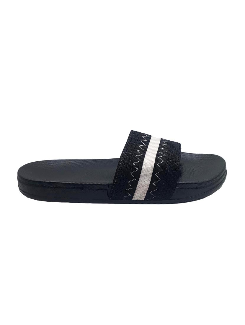 chevron print rubber slip on flip flop - 19849261 - Standard Image - 2