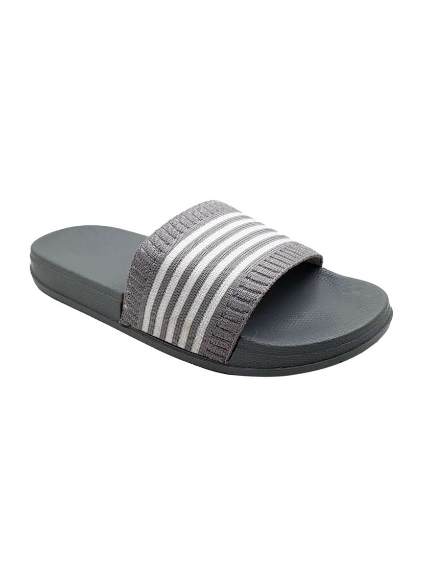 grey striped slider for women - 19849399 - Standard Image - 2