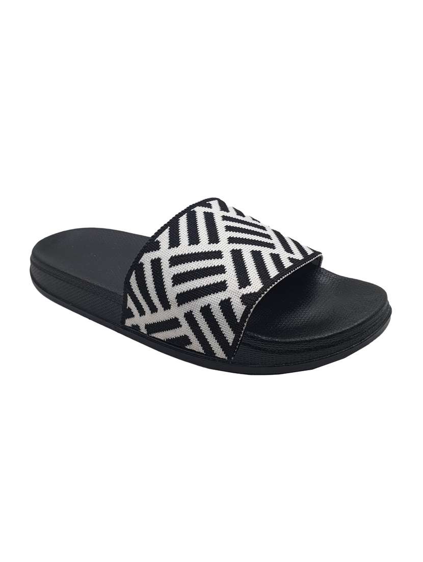 fly cross black flip flop for women - 19849424 -  Standard Image - 2