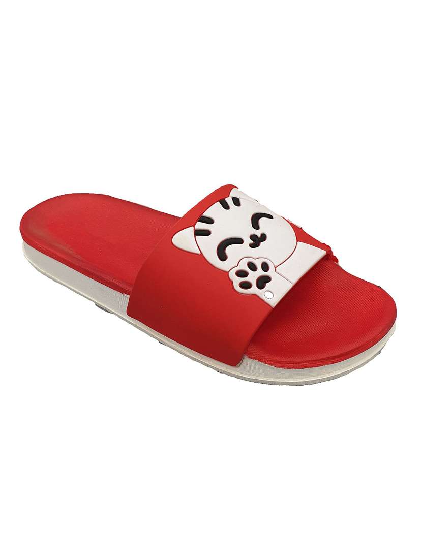 welcome red flip flop for women - 19849559 -  Standard Image - 2
