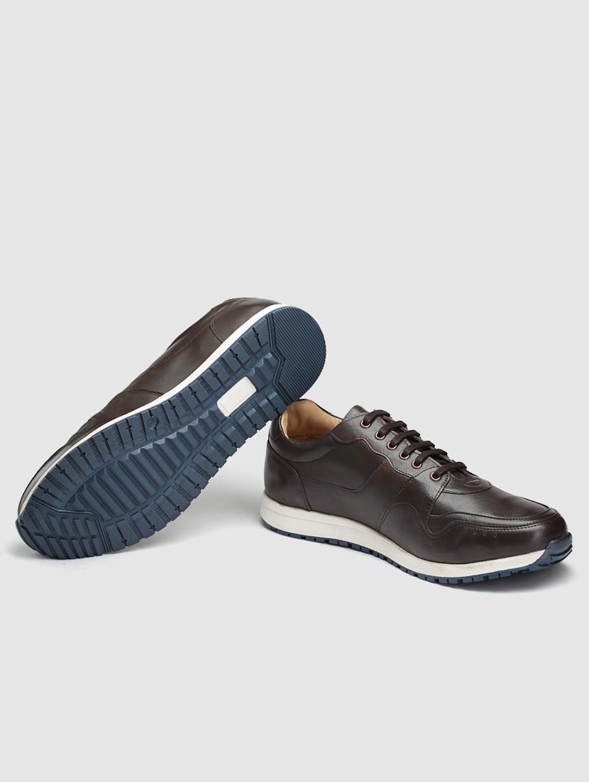 men solid lace-up casual shoes - 19850175 - Standard Image - 2