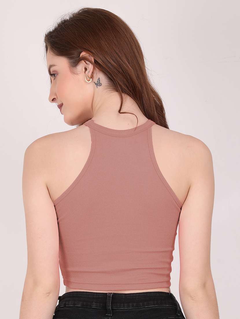 women's crop round neck top - 19851288 -  Standard Image - 2