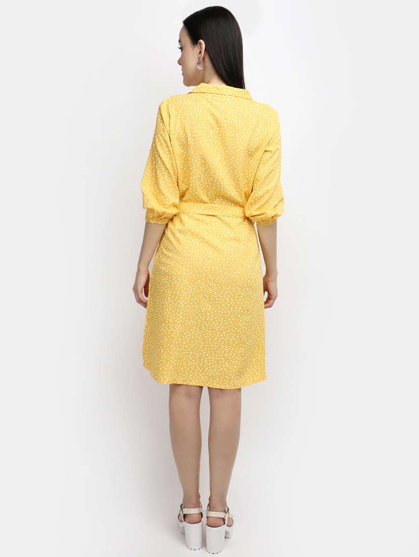 women's  micro print dress - 19853015 -  Standard Image - 2