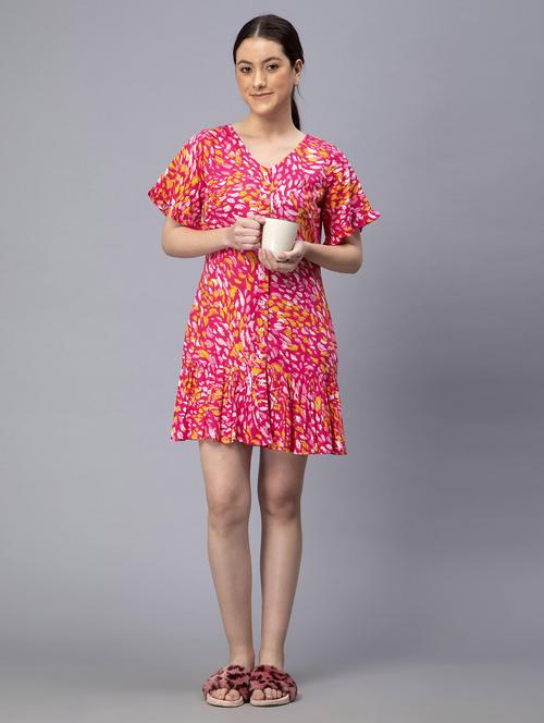 women's tiered dress tie & dye dress - 19853041 -  Standard Image - 0