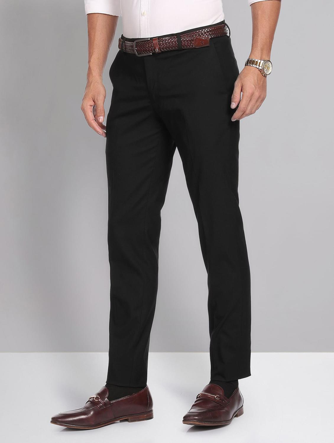 mid rise solid formal trouser - 19853769 - Standard Image - 2
