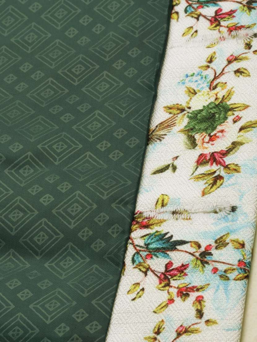 white cotton nehru jacket - 19855897 -  Standard Image - 7