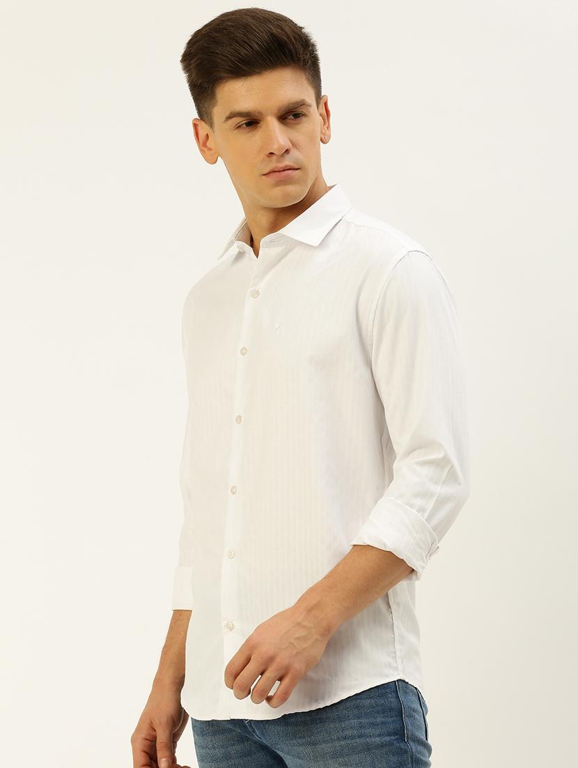 men white regular fit plain casual shirt - 19855947 - Standard Image - 2