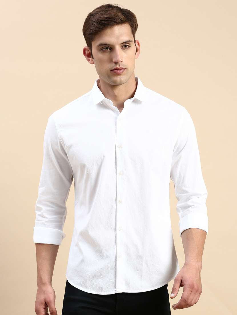 mens solid casual shirt