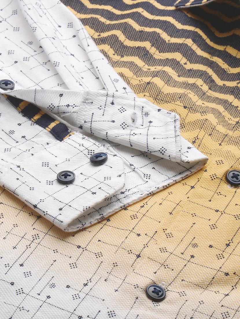 mens printed casual shirt - 19855976 - Standard Image - 7