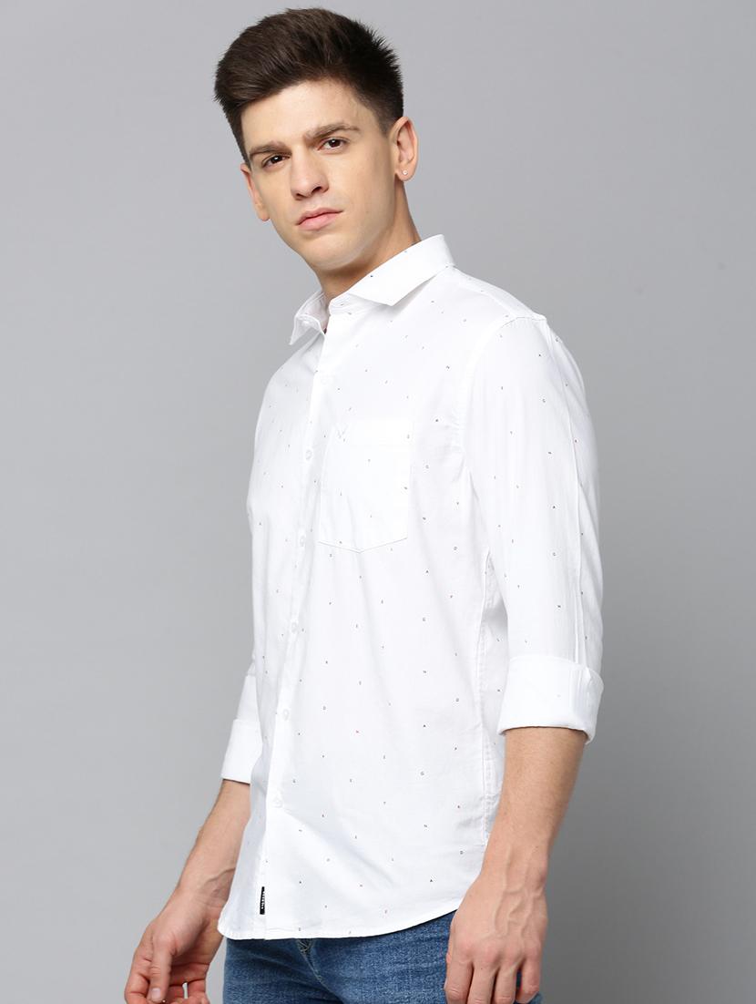 white cotton casual shirt - 19855998 - Standard Image - 2