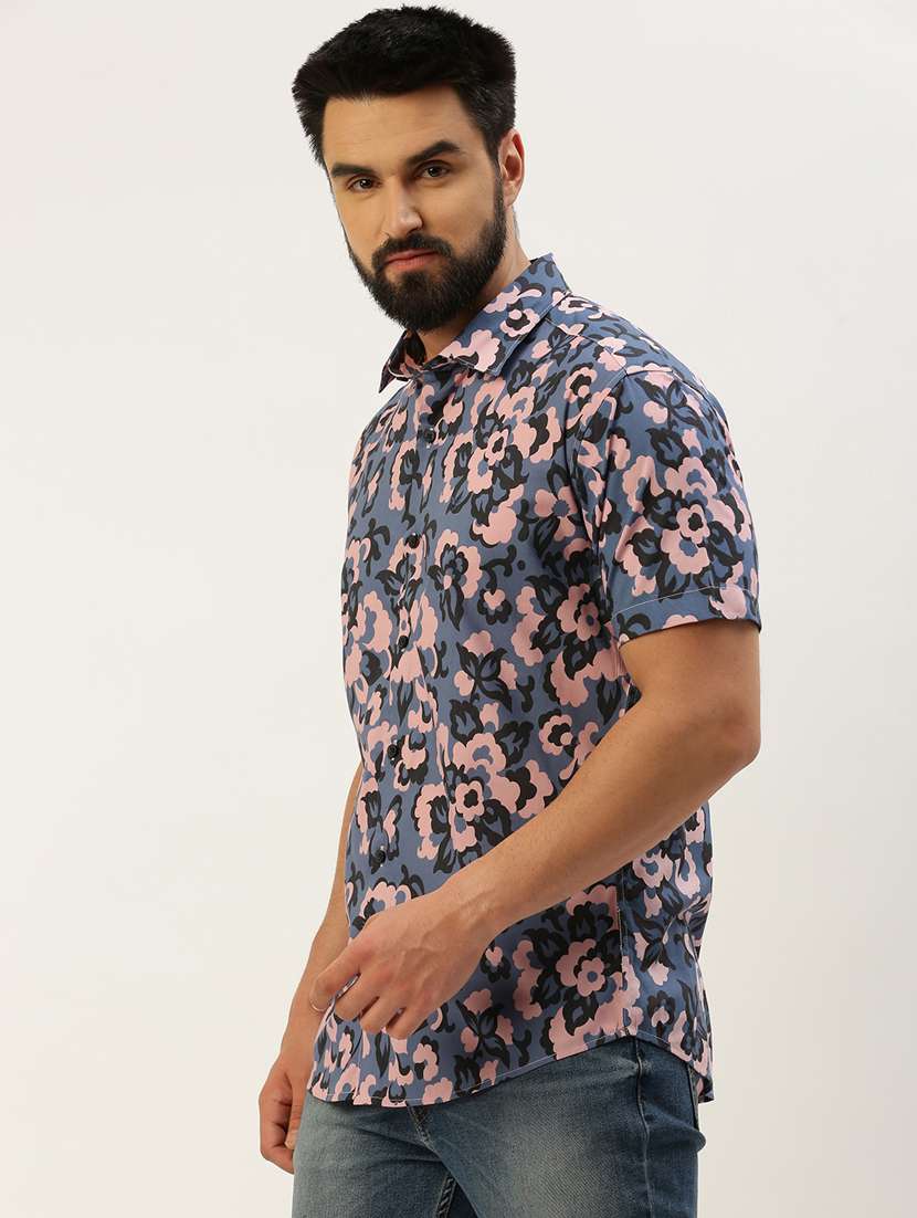 mens florals casual shirt - 19856018 - Standard Image - 2