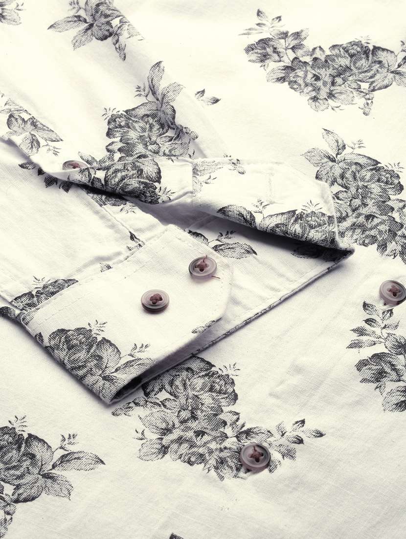mens florals casual shirt - 19856042 - Standard Image - 7