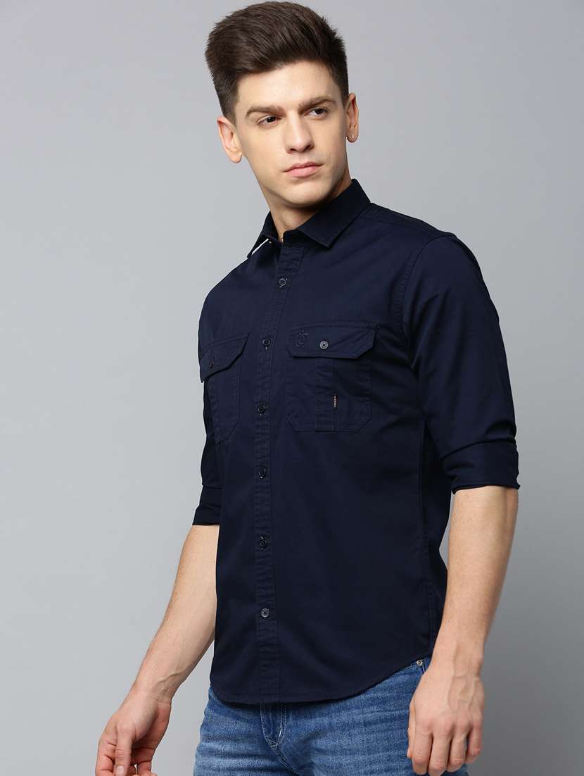 mens solid casual shirt - 19856066 -  Standard Image - 2