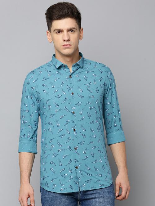 mens quirky casual shirt - 19856078 - Standard Image - 0