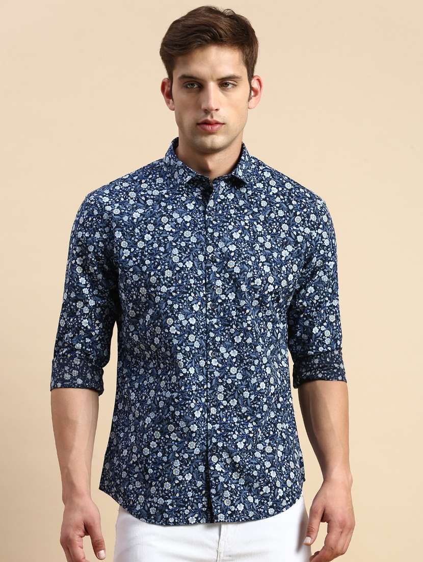 mens florals casual shirt